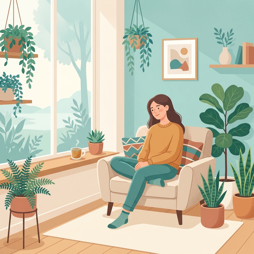 Comfortable therapy environment at MindBe